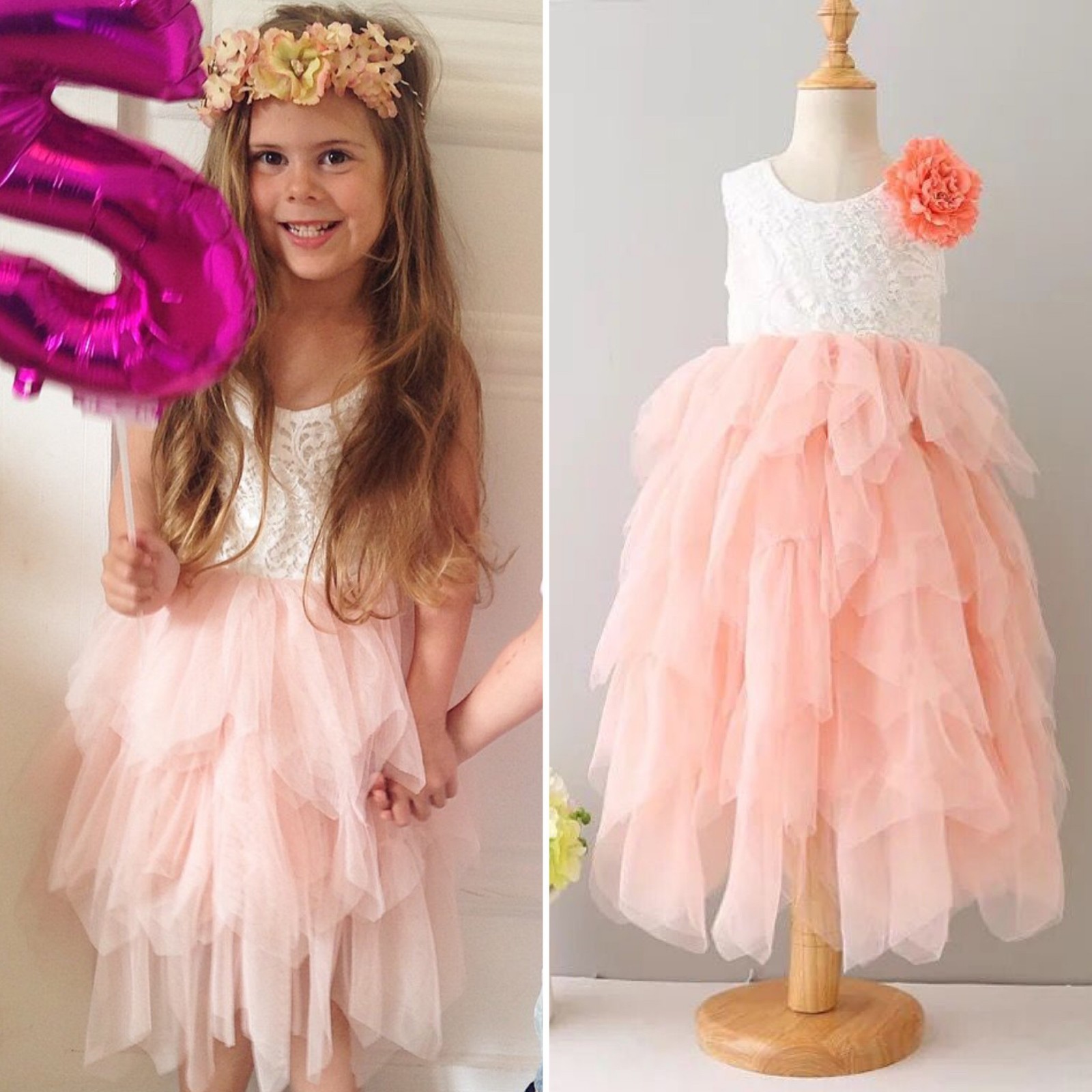 vintage inspired flower girl dresses