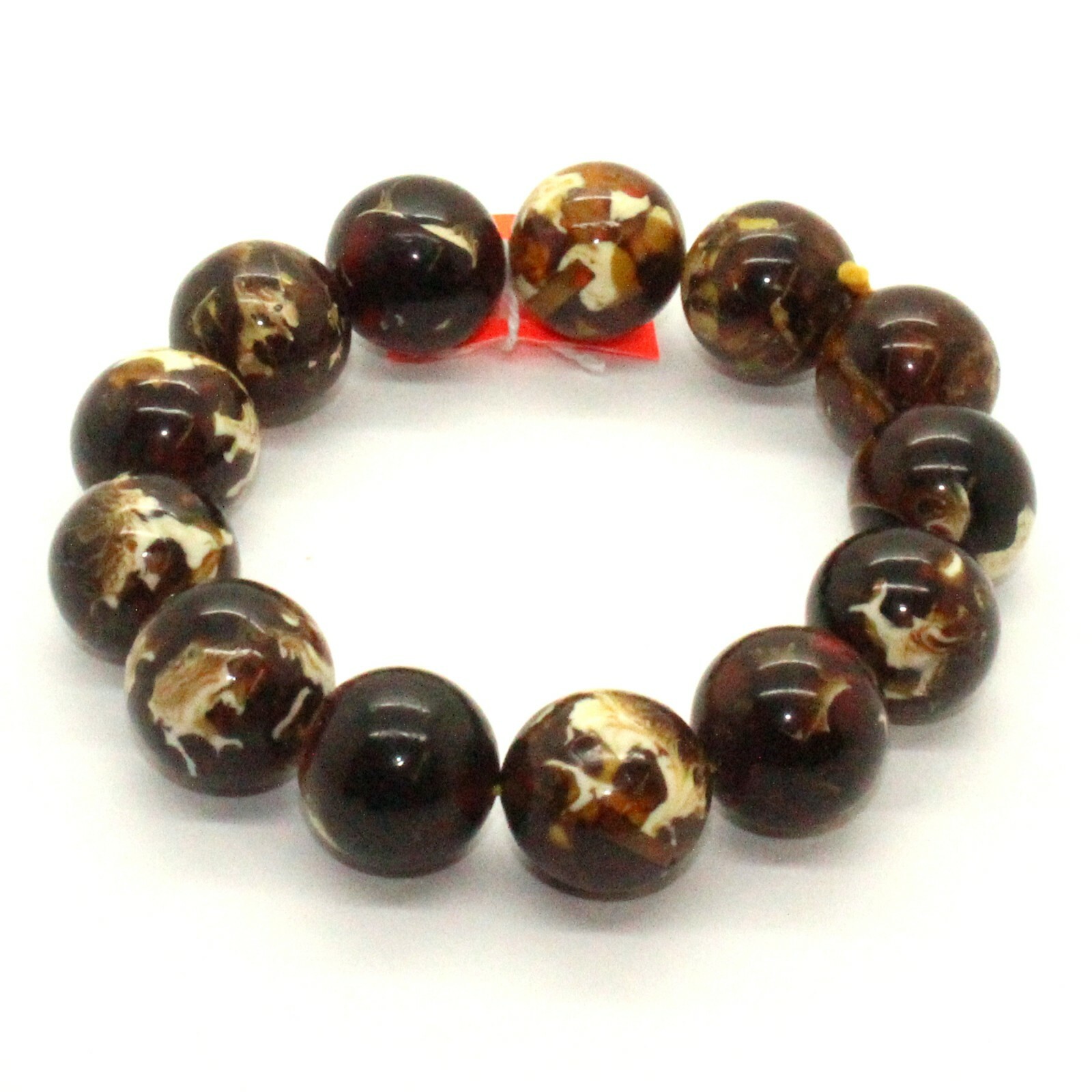 Natural Solid Brown White Mix Amber Beads Hand Rosary Praying Bracelet ws242S Natural Solid Brown White Mix Amber Beads Hand Rosary Praying Bracelet ws242S