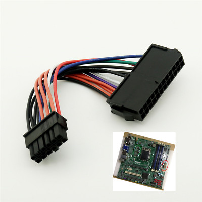 1x 24 Pin to 12 Pin ATX Acer Q87H3-AM PSU Power Supply Motherboard Adapter Cable