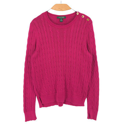 Vintage Lauren Ralph Lauren Femme Col Rond Pull Taille M eBay
