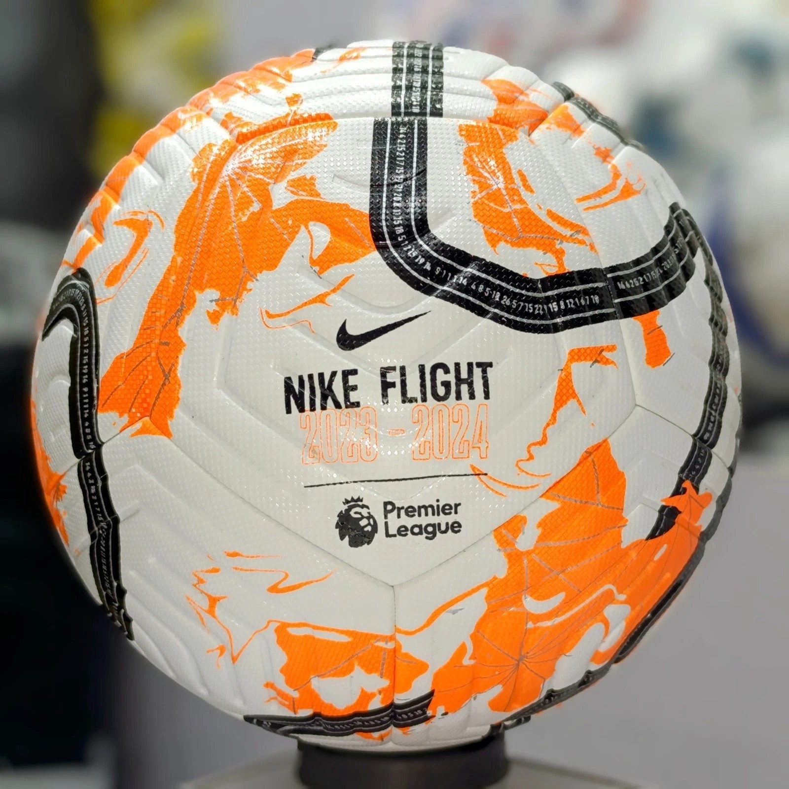 premier league ball orange