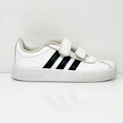 

Adidas Boys VL Court 2.0 DB1839 Белая повседневная обувь Кроссовки Размер 8K, Белый, VL Court 2.0