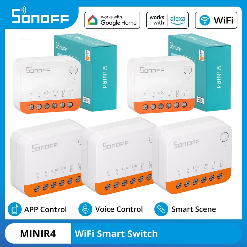 Mini R4 Extreme Minir4 Mini R4 Wifi Smart Switch Interruptor with Relay on-Off