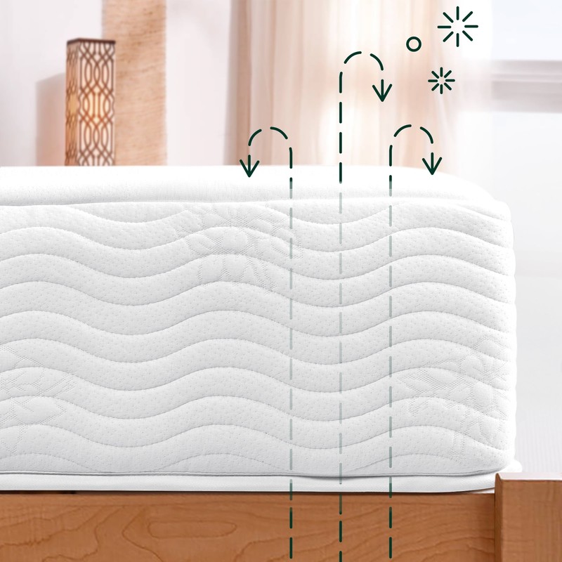 Pressure Relief 10" Hybrid Mattress, Adult, Queen