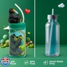 SIP WITH ME Regional Black Bear Cup, Water Bottle, Tumbler with Lid and Straw, Travel Sippy Cup for Water or Milk, Cups with Lids BPA Free Plastic, 12 oz