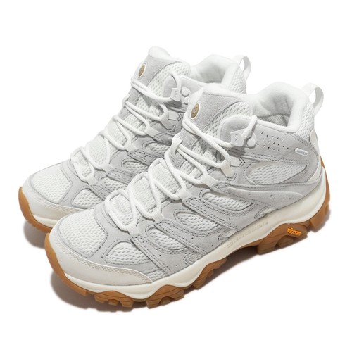 

Merrell Moab 3 Undyed Mid Водонепроницаемая неокрашенная белая резинка для мужчин на открытом воздухе J003169, Белый, Moab 3 Undyed Mid Waterproof