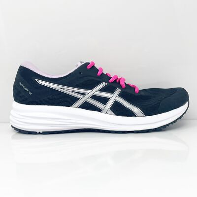 

Кроссовки Asics Womens Patriot 12 1012A705 черные кроссовки размер 7.5, Черный, Patriot 12