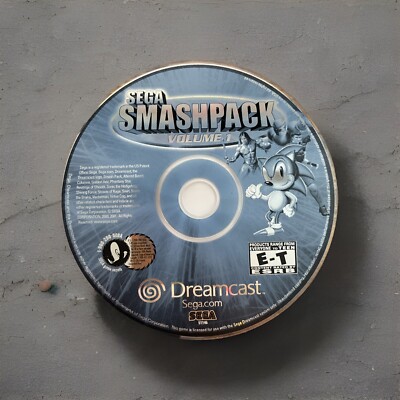Sega Smash Pack: Vol. 1 (Sega Dreamcast, 2001) Disc Only Tested Working