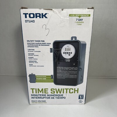 NSi Industries TORK DTU40 Indoor/Outdoor, 7-Day 40-Amp Universal Multi-Volt