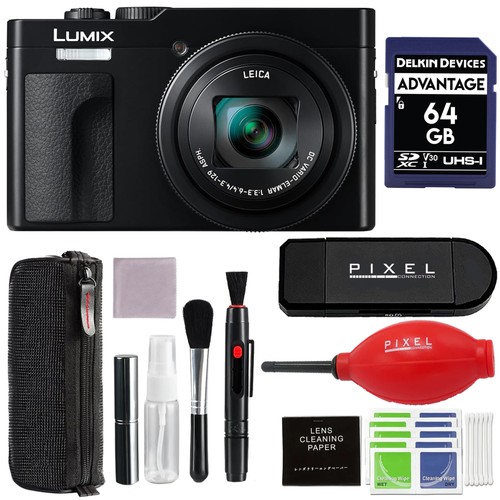 Panasonic Lumix ZS99 Point and Shoot Camera (Black) with Accessories Bundle