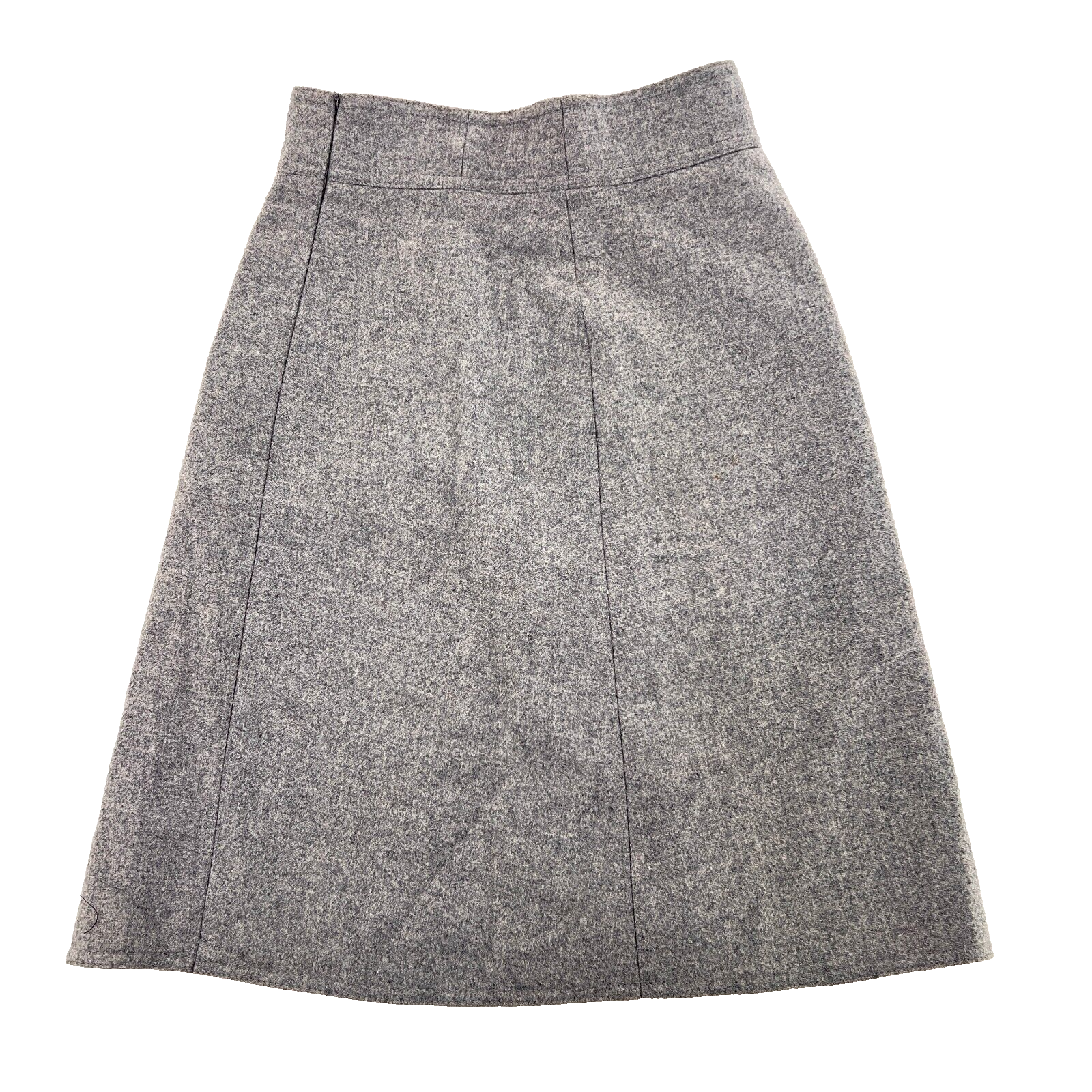 Akris Punto Womens Sz 4 Gray A-Line Midi Skirt Career Wool Akris Punto Womens Sz 4 Gray A-Line Midi Skirt Career Wool