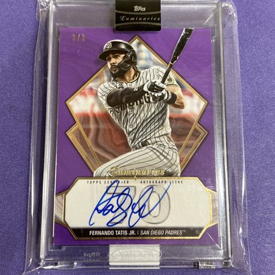 スノーブルー topps luminaries tatis jr auto 15シリ