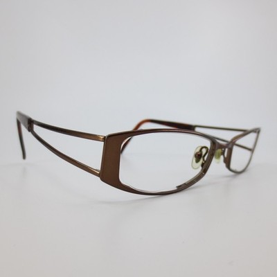 Ray-Ban RB 6128 2511 Bronze Rectangular Eyeglasses Frames Italy 50-18-135