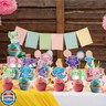 Axolotl Birthday Party Decorations,36Pcs Axolotl Cupcake Toppers,Cartoon Reptile Animal Theme Cake Decor Picks,for Baby Shower,Gender Reveal,Girls Boys Happy Birthday Party Decorations Supplies