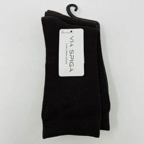 2 Pairs Dark Brown V-2055 $30