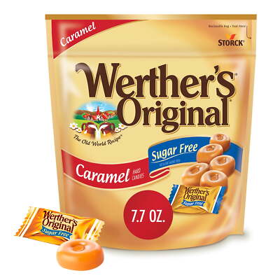 Hard Sugar-Free Caramel Candies, 7.7oz - Deliciously Sweetened