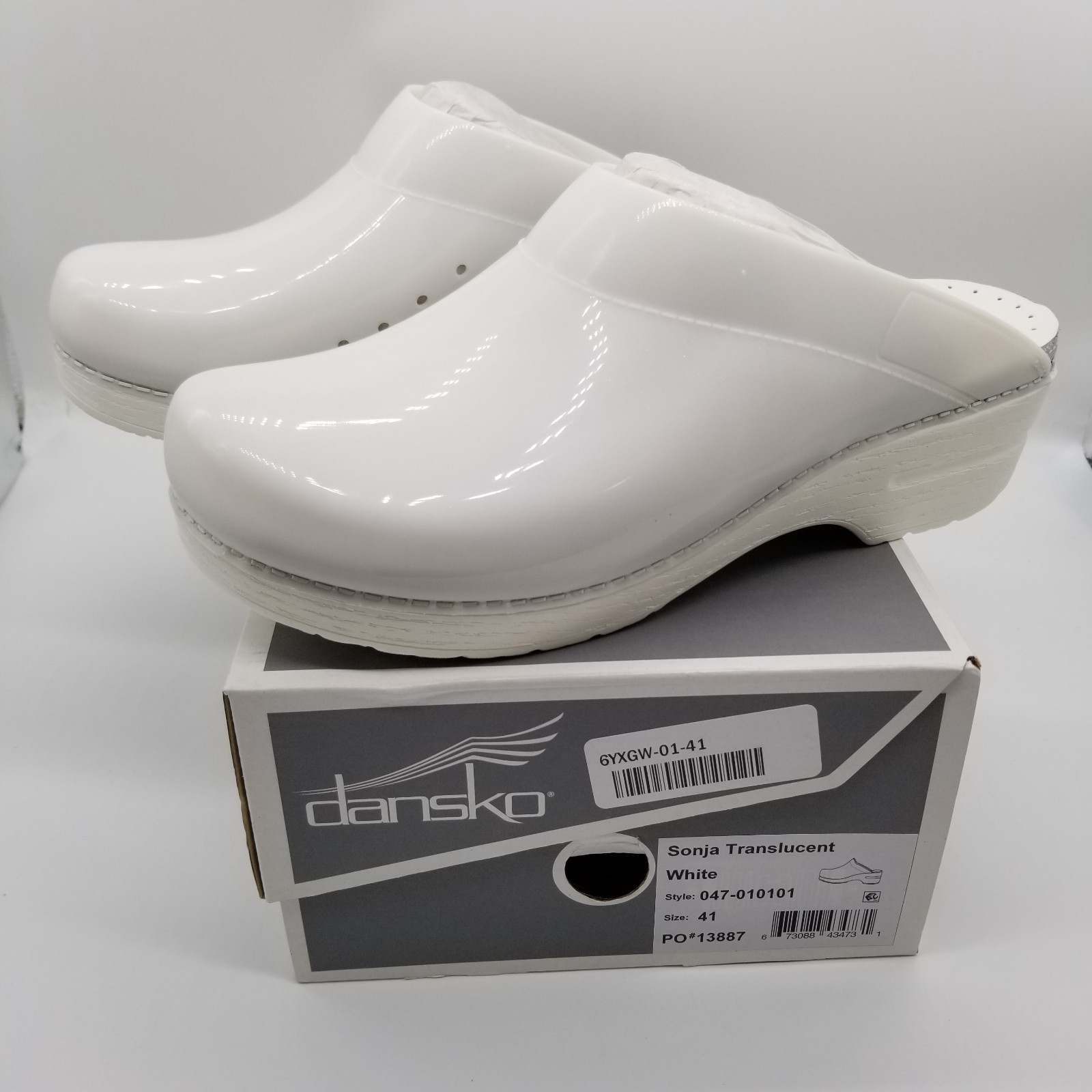 靴 dansko Sonja Translucent DANSKO SONJA WHITE TRANSLUCENT - WOMENS - Lamey Wellehan Shoes