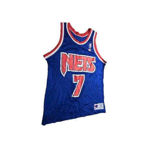 Vintage Champion New Jersey Nets Kenny Anderson Jersey Size Vintage Champion New Jersey Nets Kenny Anderson Jersey Size