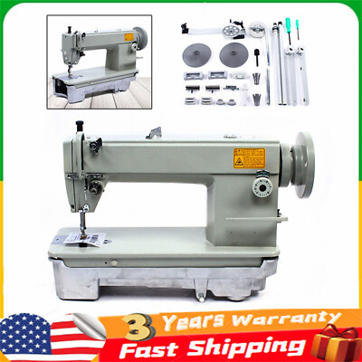 Automatic Leather Sewing Machine Industrial Lockstitch Leather Fabrics Sewing