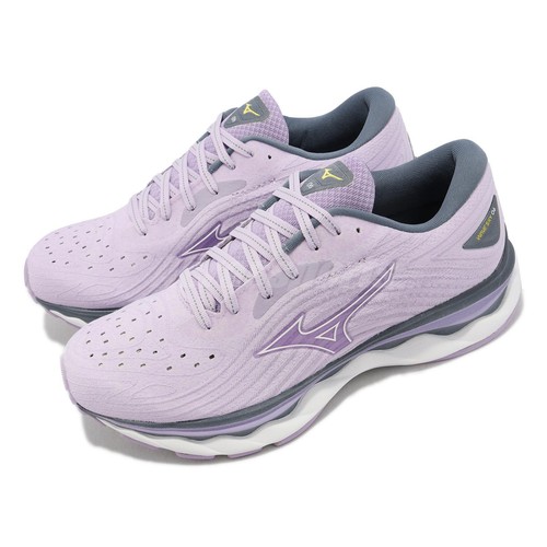 

Mizuno Wave Sky 6 Lavender Purple White Women Running Sports Shoes J1GD2202-72, Фиолетовый, Wave Sky 6