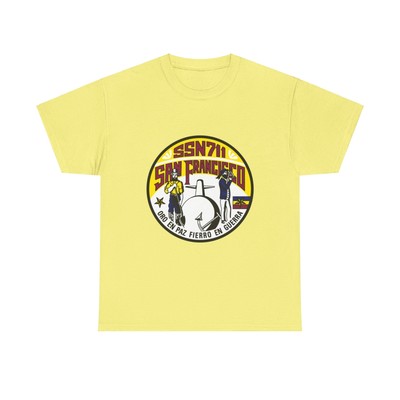 SSN711 San Francisco Oro En Paz Fierro En Guerra (U.S. Navy) T-Shirt