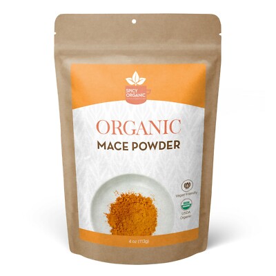 Organic Ground Mace - Non GMO Mace Spice - 4 OZ