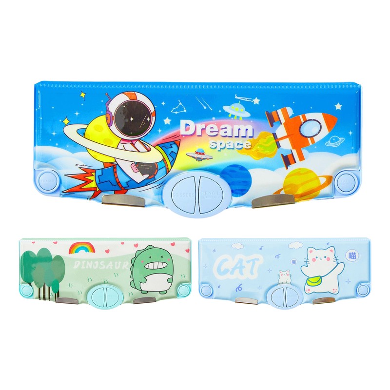 Case Cartoon Pencil Case Deformed Astronaut Dinosaur Design
