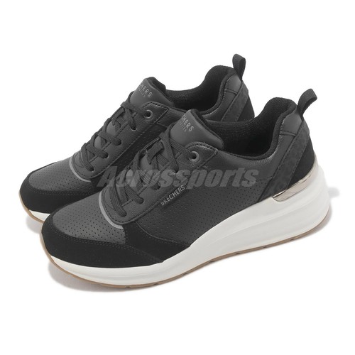 

Skechers Billion-Subtle Spots Black White Gum Women Casual Lifestyle 155616-BLK, Черный, Billion-subtle Spots