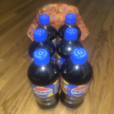 NEW 6 Pack Pepsi Pineapple 20oz bottle, with EXCLUSIVE Little Ceasars Bucket Hat