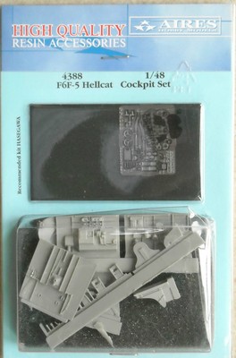 Aires 1/48 4388 F6F-5 Hellcat Cockpit Set for Hasegawa Kit