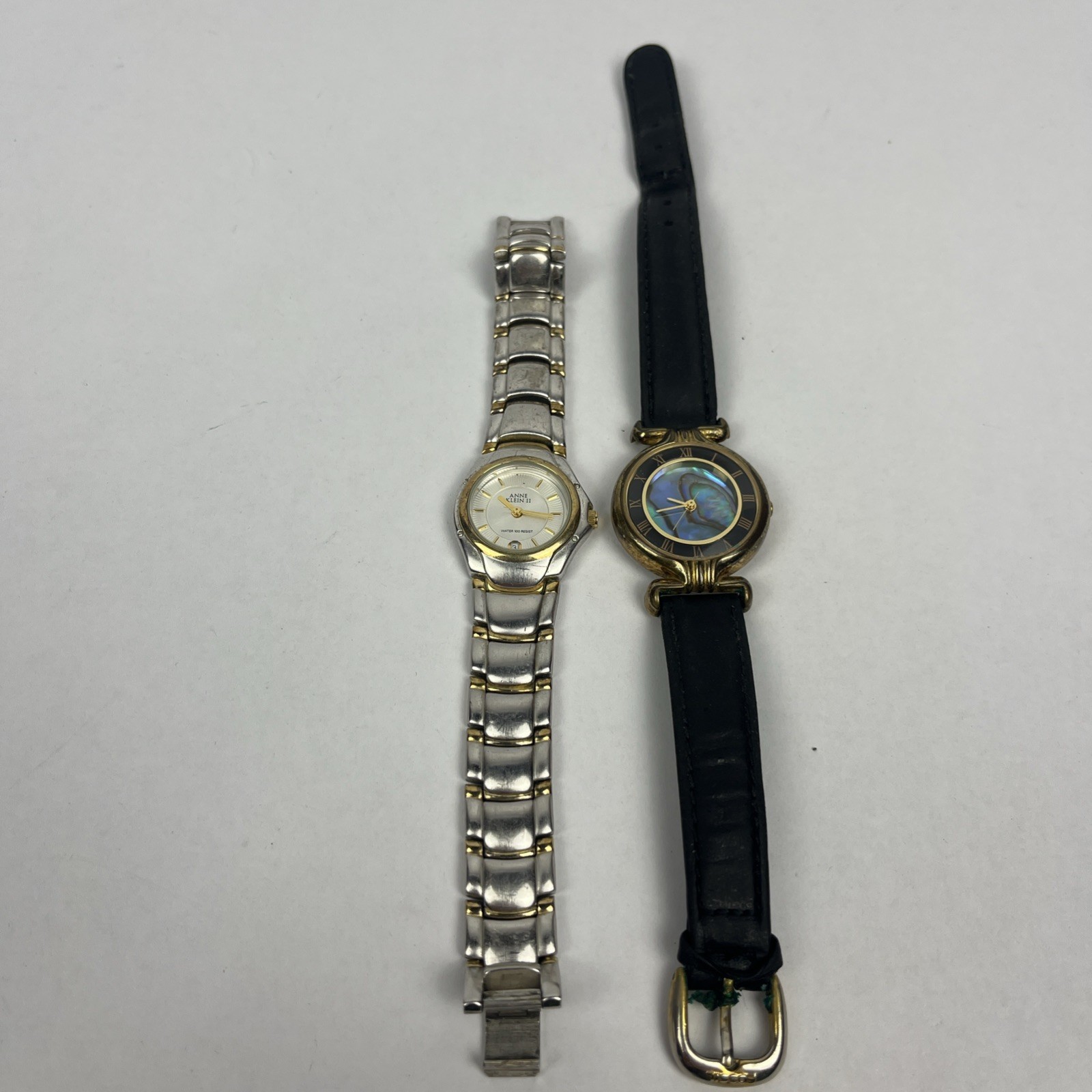 Lot Of 2 Ladies Watches: Fossil & Anne Klein *Untested*