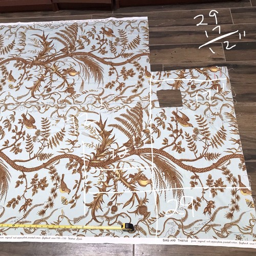 Brunschwig & Fils Bird & Thistle  - Green -2-3 yards