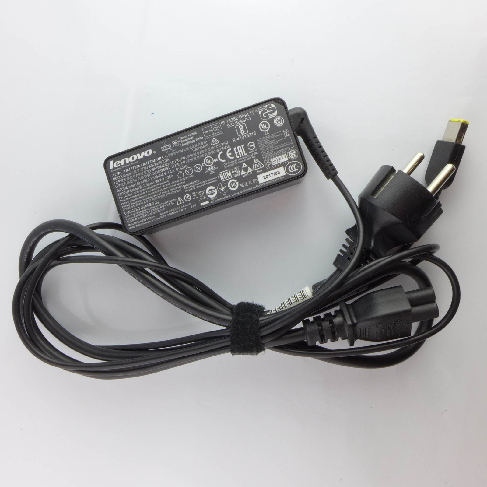 ORIGINAL Lenovo ThinkPad Yoga 370 Netzteil ADLX45NCC3A power supply ✅