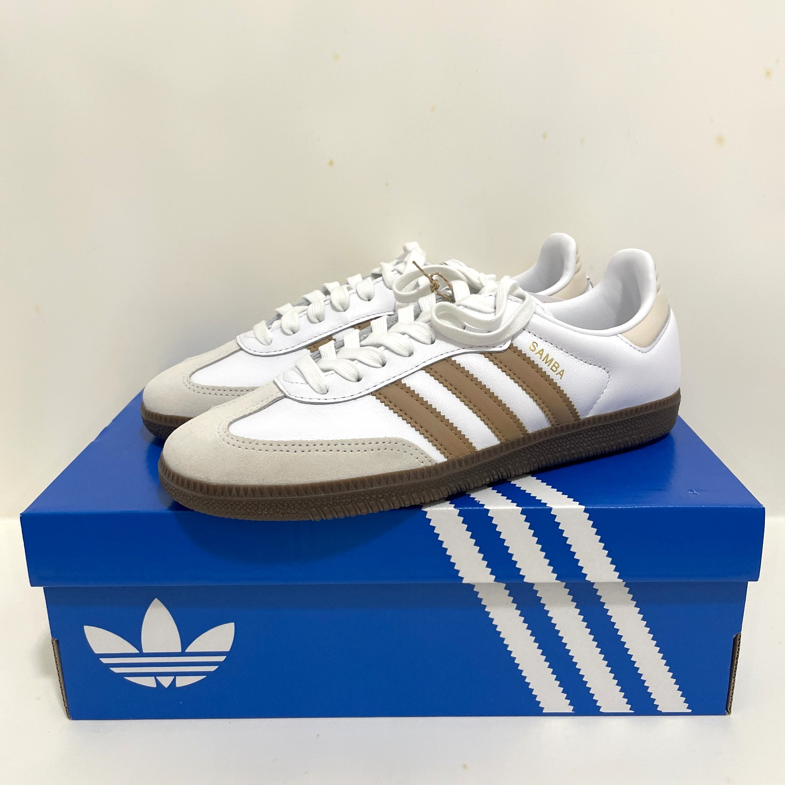 adidas Originals Samba OG JR0912 Cloud White / Cardboard / Gum Men