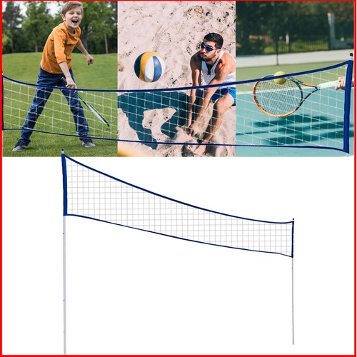 BadmintonNetz Höhen 215.9/182.8/154.9cm Volleyball Tennis-Netz Tragbar Tragetasc