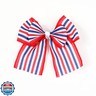 7inch Baby Girl's American flag hair bow,Hair Accessories for 4th of July(F9) (16)
