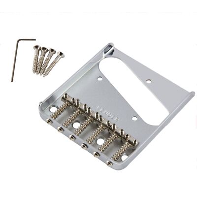 Fender 6-Saddle Vintage Style Telecaster Bridge Assembly, Chrome