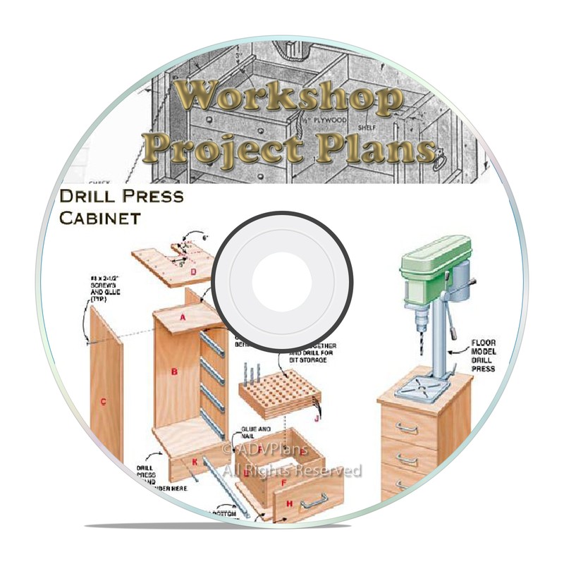WORKSHOP PLANS, STEAM ENGINE, LATHE, WORKBENCH, DIY, PIPE BANDSAW, TABLE