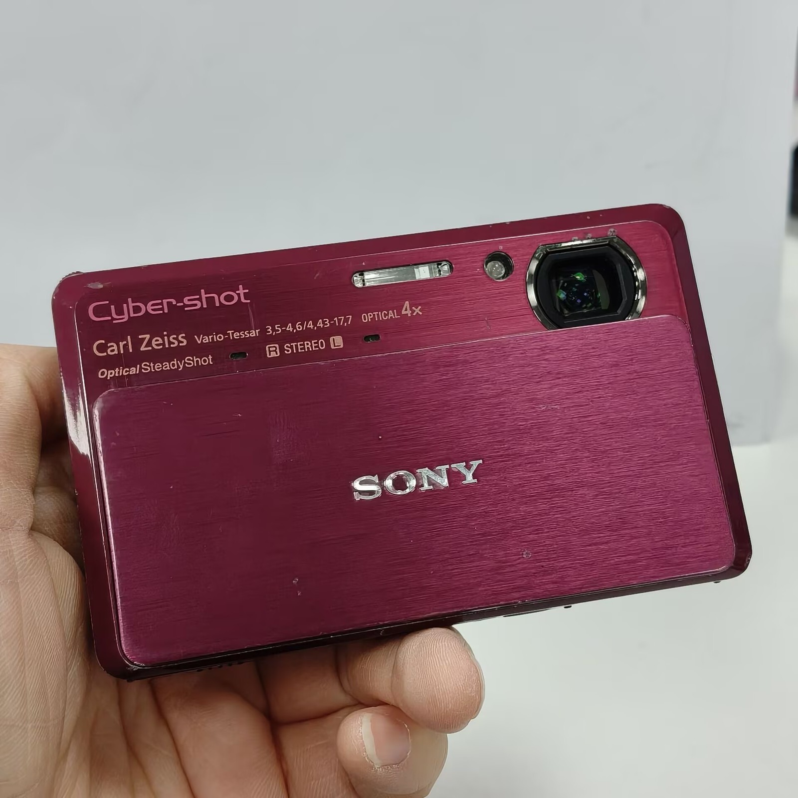 Pink Sony Cyber-shot DSC-TX7 10MP 4x Optical Zoom Digital Camera