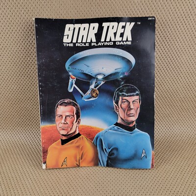 1983 STAR TREK The Role Playing Game Basic Rulebook  FASA 2001A Rpg Book Only 