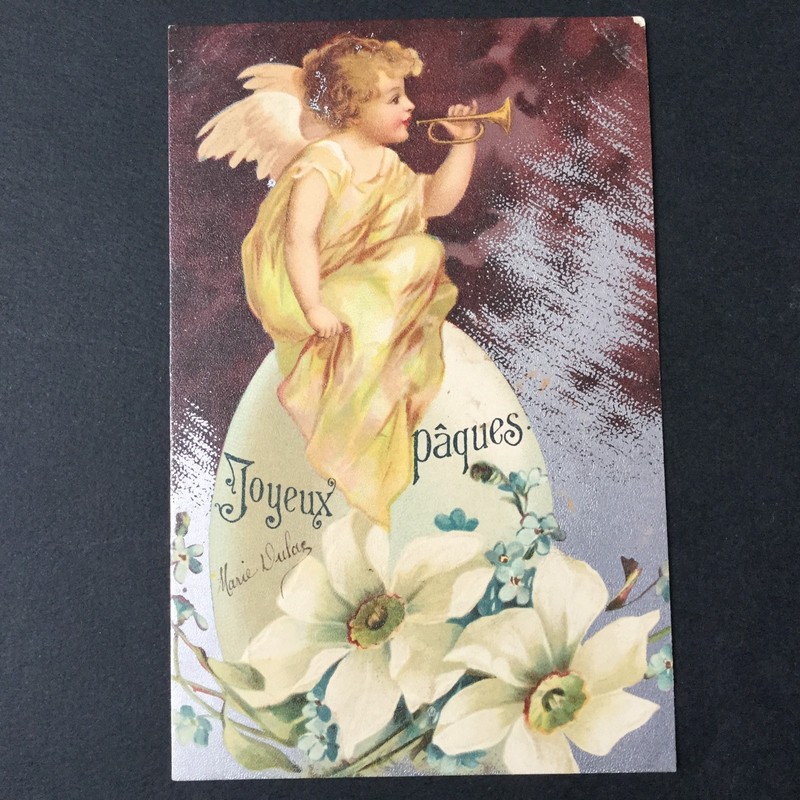 Cpa 1904 Joyeuses PâQues Carte Ancienne Easter Antique Postcard