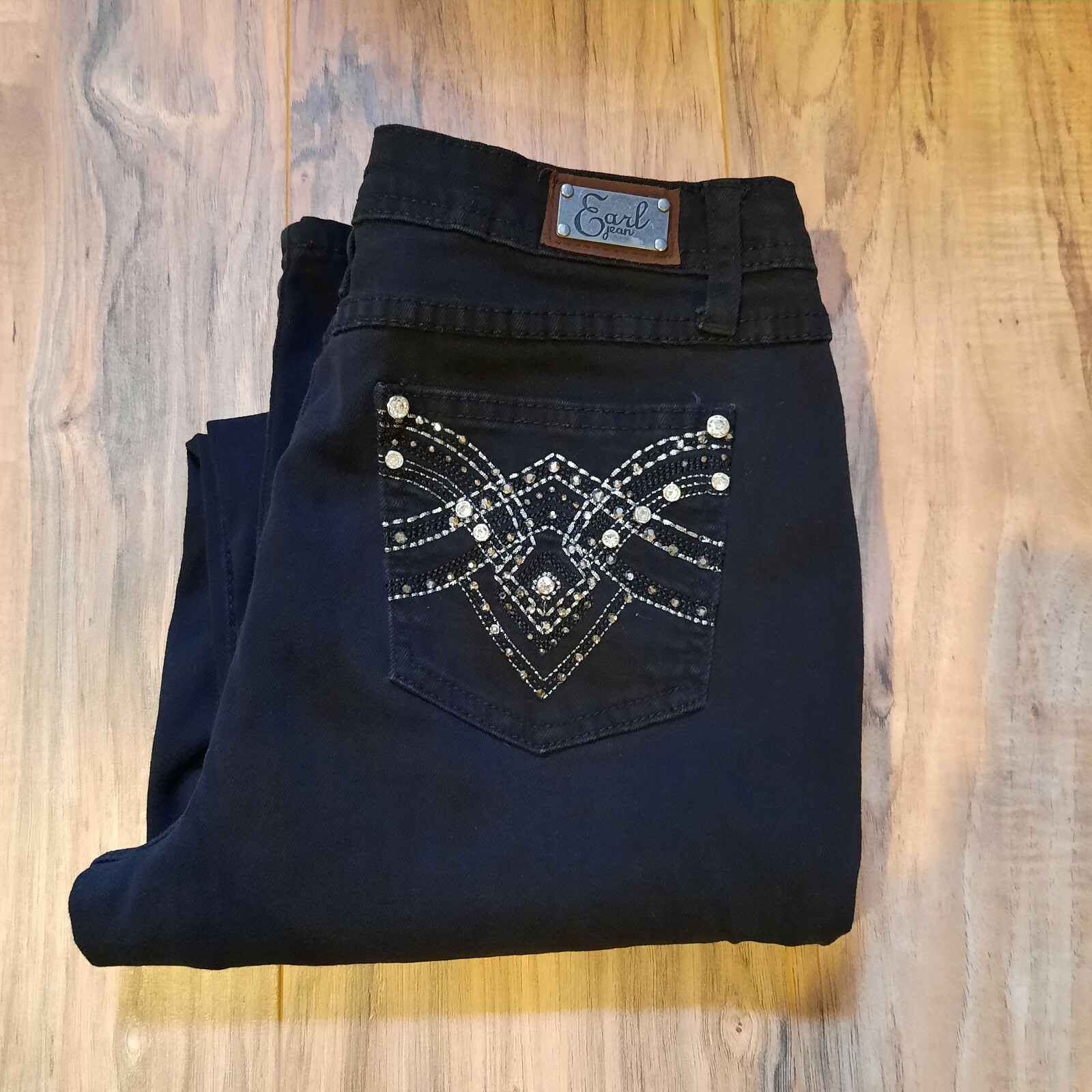 Джинсы Earl Jean Women's Black Stretch 