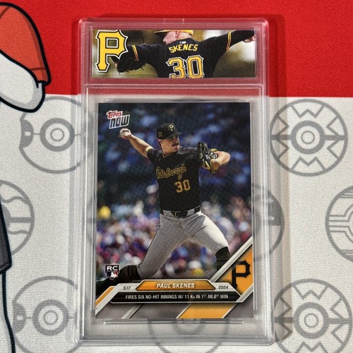 Graded 10 Paul Skenes Rookie Card 2024 MLB TOPPS NOW 201 RC Graded 10 Paul Skenes Rookie Card 2024 MLB TOPPS NOW 201 RC
