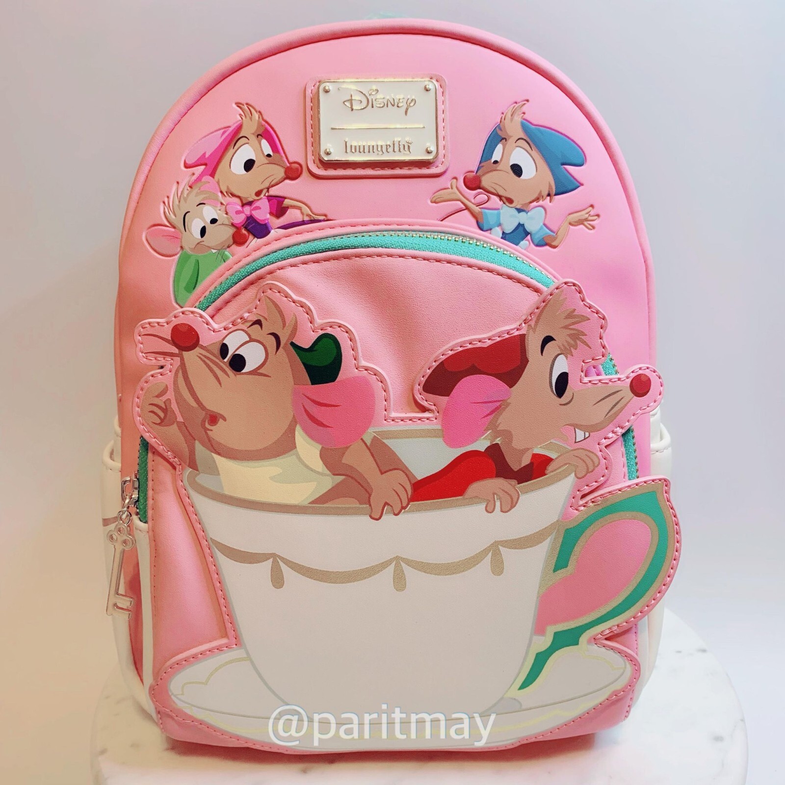 Loungefly Disney Cinderella Teacup Mice Mini Backpack (NEW