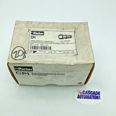 PARKER CPI 6-8 FBZ-SS MALE CONNECTOR (BOX OF 20)