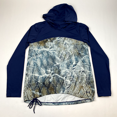 UNDER ARMOUR ISO CHILL SHORE BREAK WOMEN S HOODIE 1343683 SMALL REALTREE LOOSE