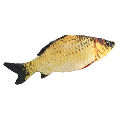 Creative 3D Carp Fish Shape Simulation Cushion Throw Pillow Children Gift Sofa 1