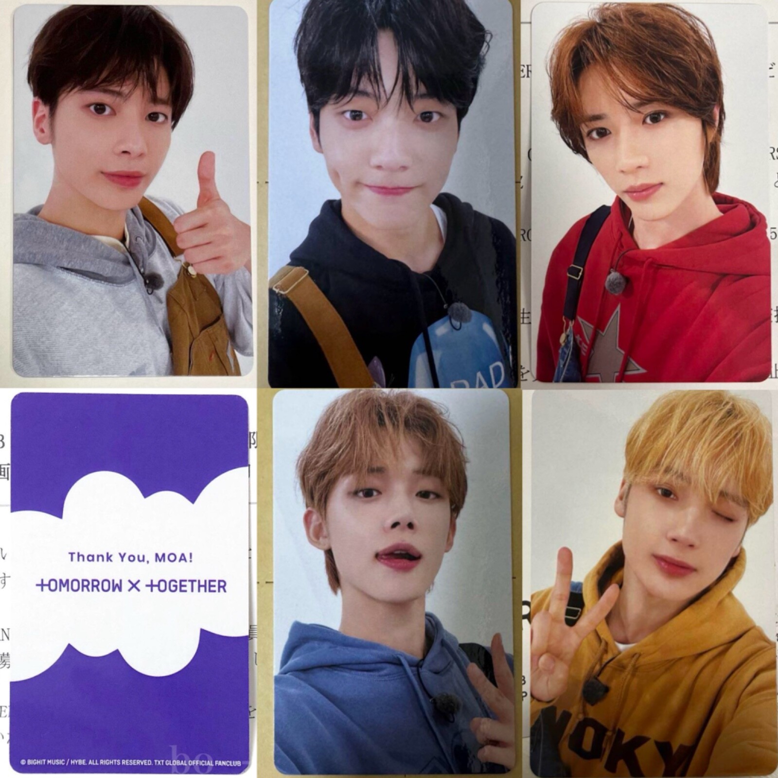TXT HAPPY TOGETHER QUIZ GLOBAL FC Japan Photocard PC TXT HAPPY TOGETHER QUIZ GLOBAL FC Japan Photocard PC