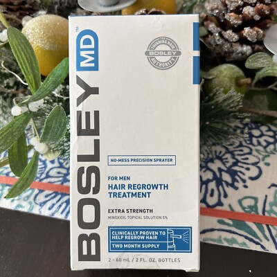 New Bosley Men Hair Growth Promoter Spray 60ml Exp 4/2024