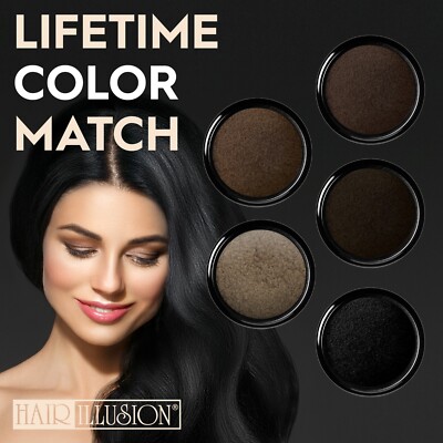 Hair Illusion KERATIN Hair Fibers For Bald Spot Concealer, Hairline, Hair Loss